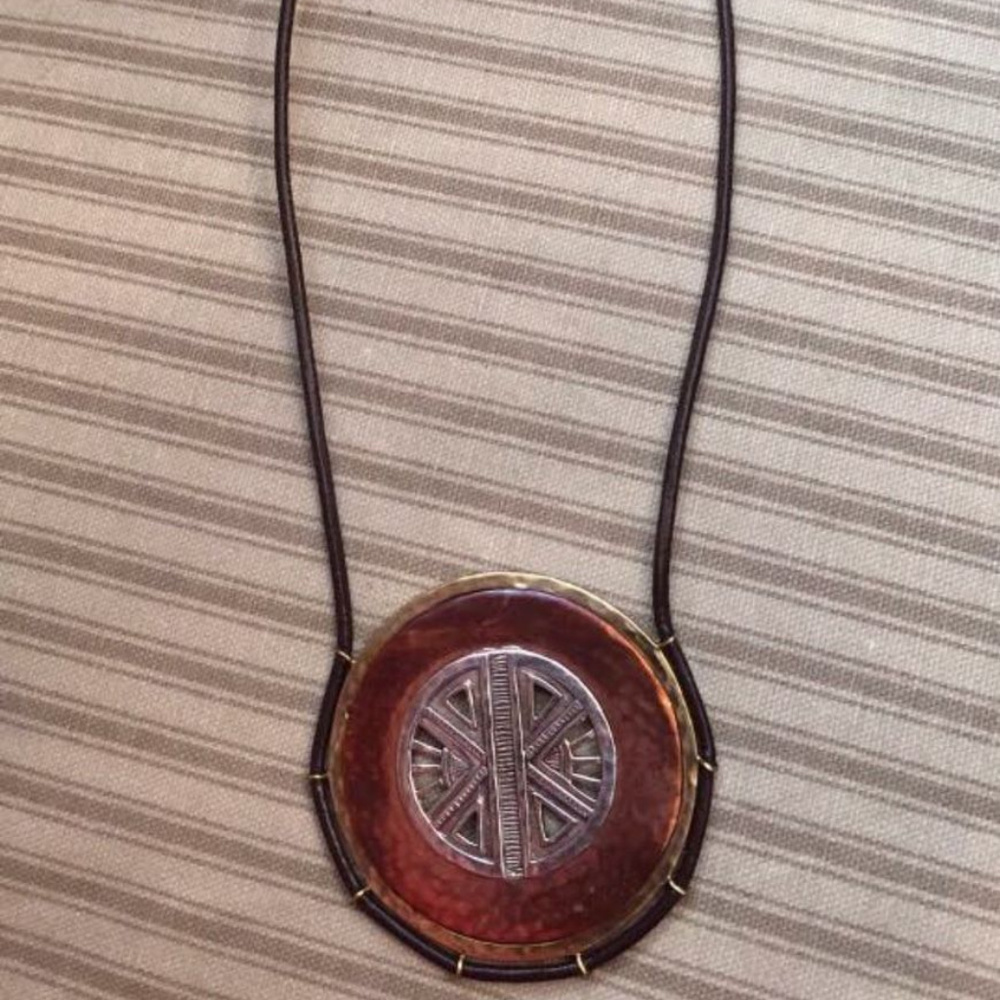 Silpada N3341Cooper Compass Necklace Cooper+SS